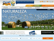 Tablet Screenshot of campinglasdunas.com